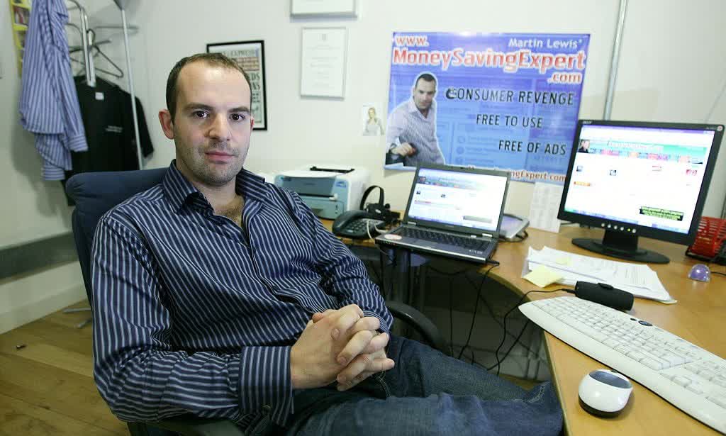 Martin Lewis in the office